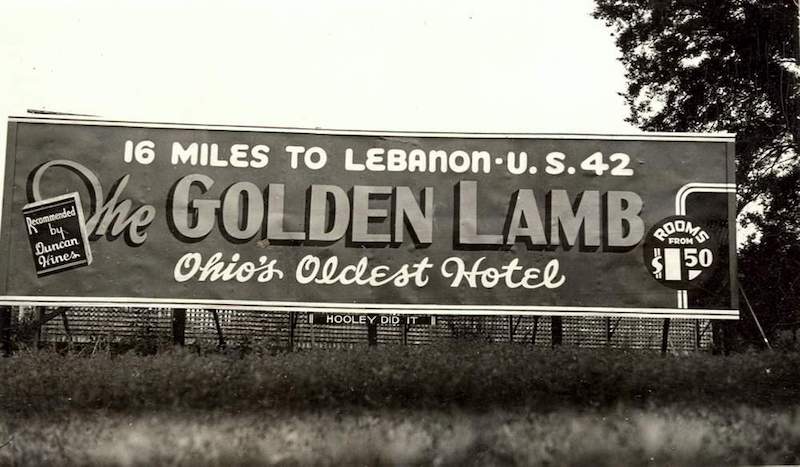 Golden Lamb billboard